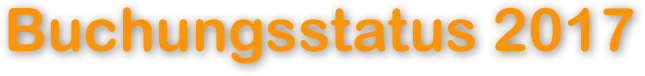Buchungsstatus 2017